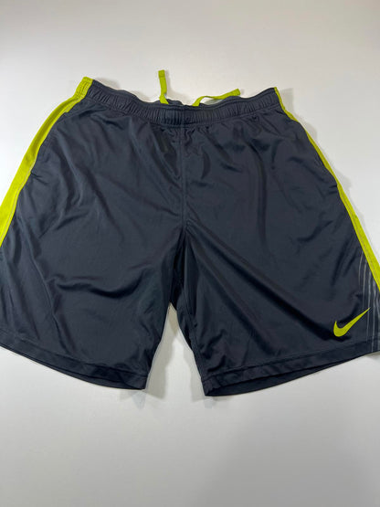 Nike Men's Athletic Shorts Black with Yellow Accents