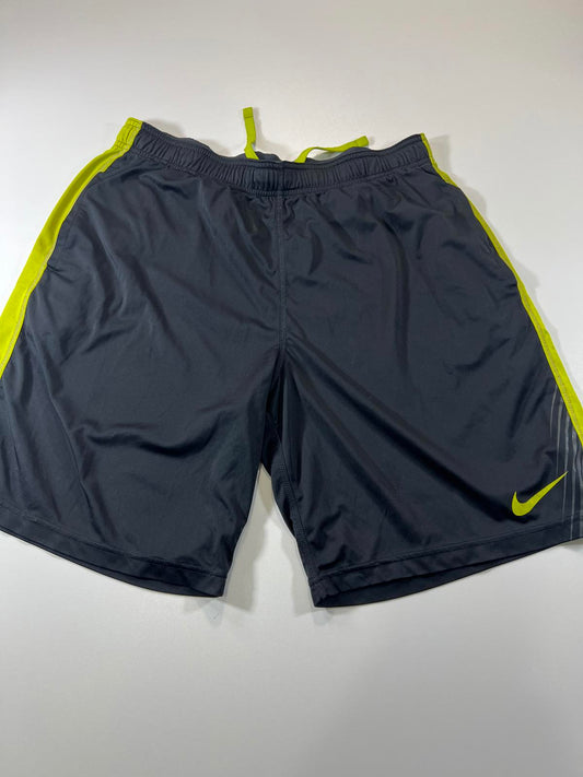 Nike Men's Athletic Shorts Black with Yellow Accents
