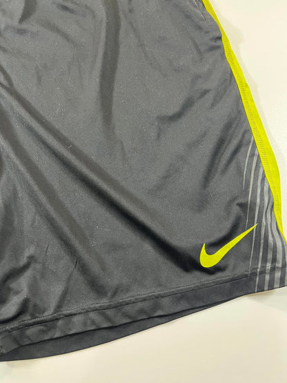 Nike Men's Athletic Shorts Black with Yellow Accents