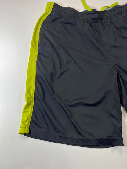 Nike Men's Athletic Shorts Black with Yellow Accents