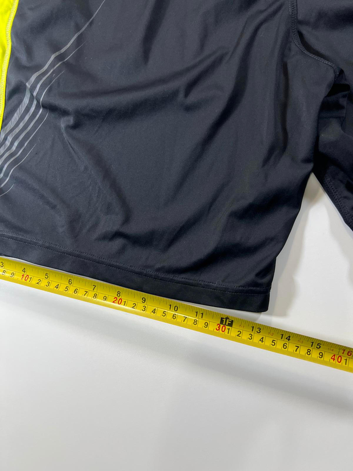 Nike Men's Athletic Shorts Black with Yellow Accents