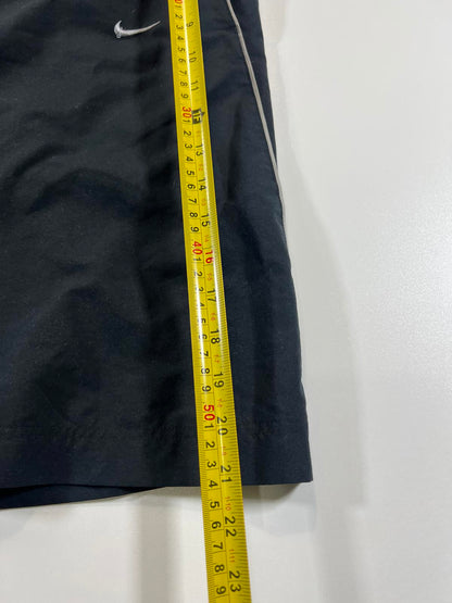 Nike Black Athletic Shorts with White Piping