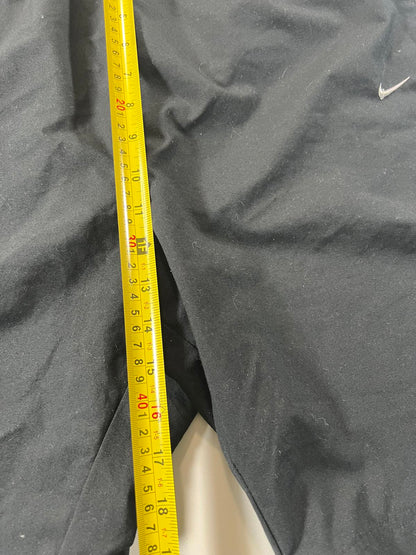 Nike Black Athletic Shorts with White Piping