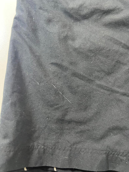 Nike Black Athletic Shorts with White Piping