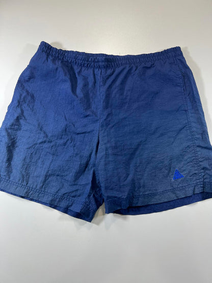Vintage Nike ACG Men's Navy Blue Athletic Shorts