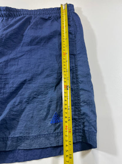 Vintage Nike ACG Men's Navy Blue Athletic Shorts