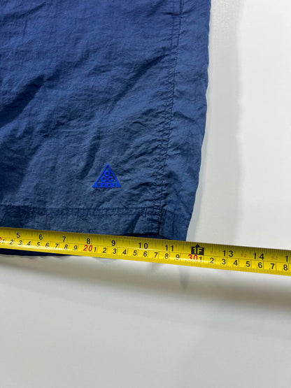 Vintage Nike ACG Men's Navy Blue Athletic Shorts