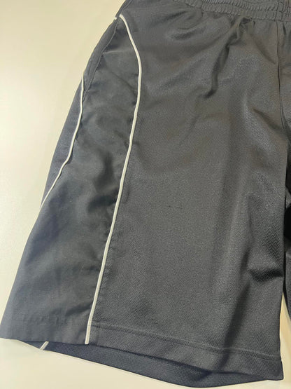 Adidas Men's Black Athletic Shorts with Large Logo