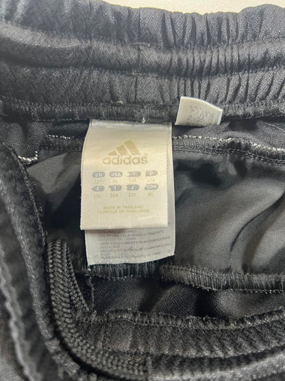 Adidas Men's Black Athletic Shorts with Large Logo