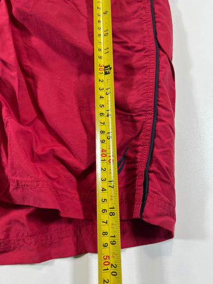 Nautica Men's Red Swim Shorts with Drawstring Waist