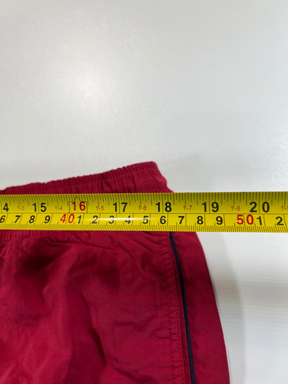 Nautica Men's Red Swim Shorts with Drawstring Waist