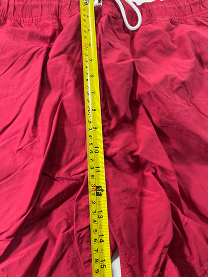 Nautica Men's Red Swim Shorts with Drawstring Waist