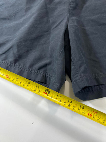 Adidas Men's Black Athletic Shorts with White Stripes