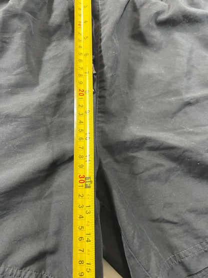 Adidas Men's Black Athletic Shorts with White Stripes