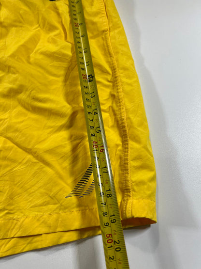 Nautica Men's Yellow and Navy Swim Shorts