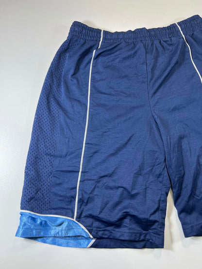 Starter Men's Navy Blue Athletic Shorts with Light Blue M