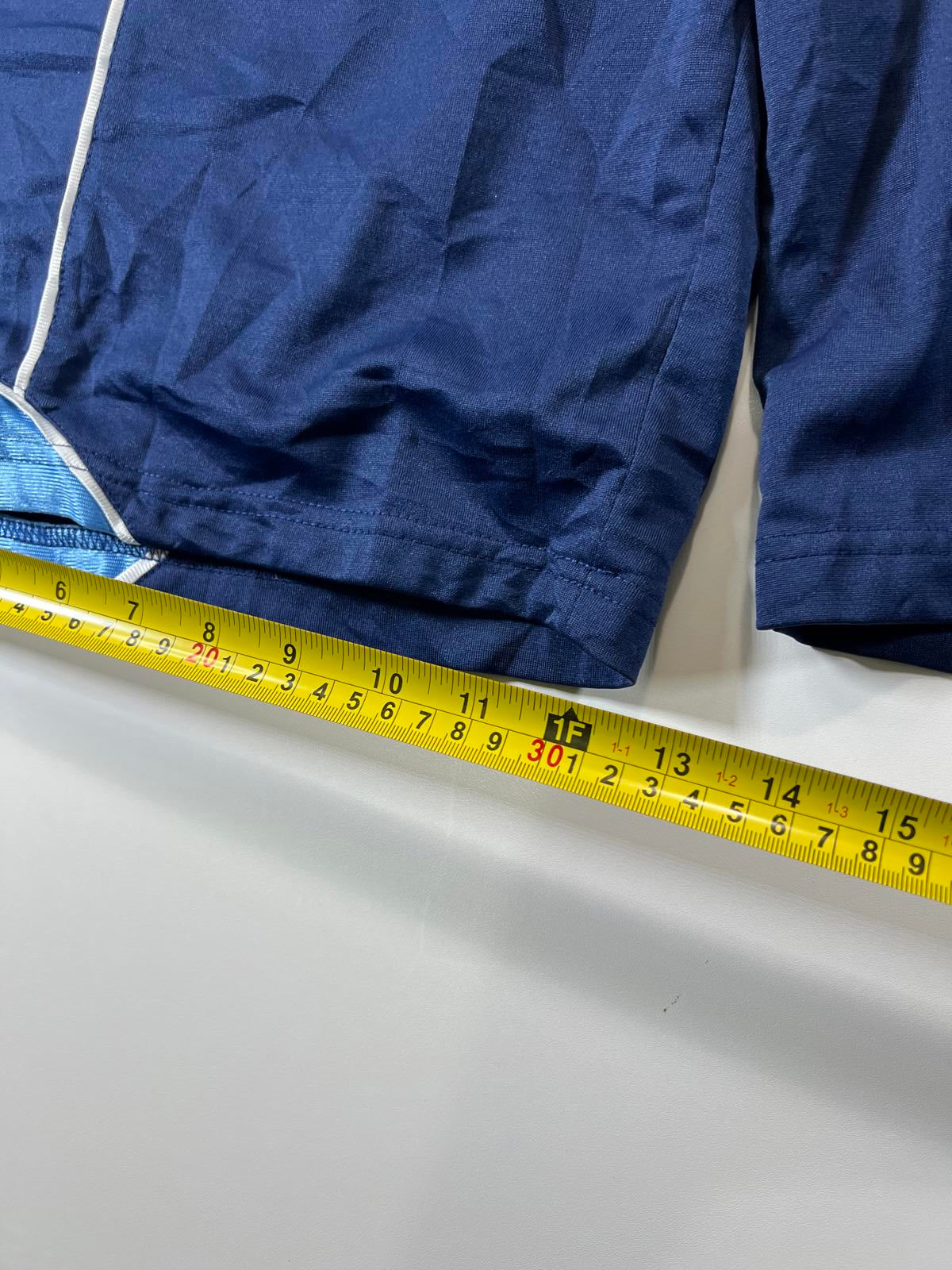 Starter Men's Navy Blue Athletic Shorts with Light Blue M