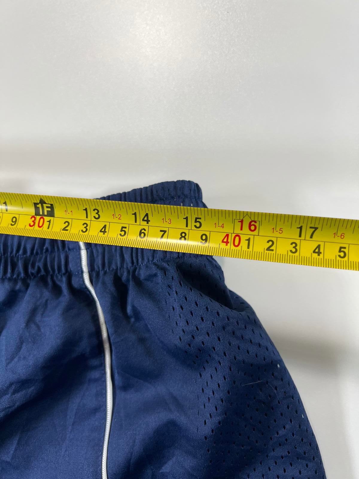 Starter Men's Navy Blue Athletic Shorts with Light Blue M