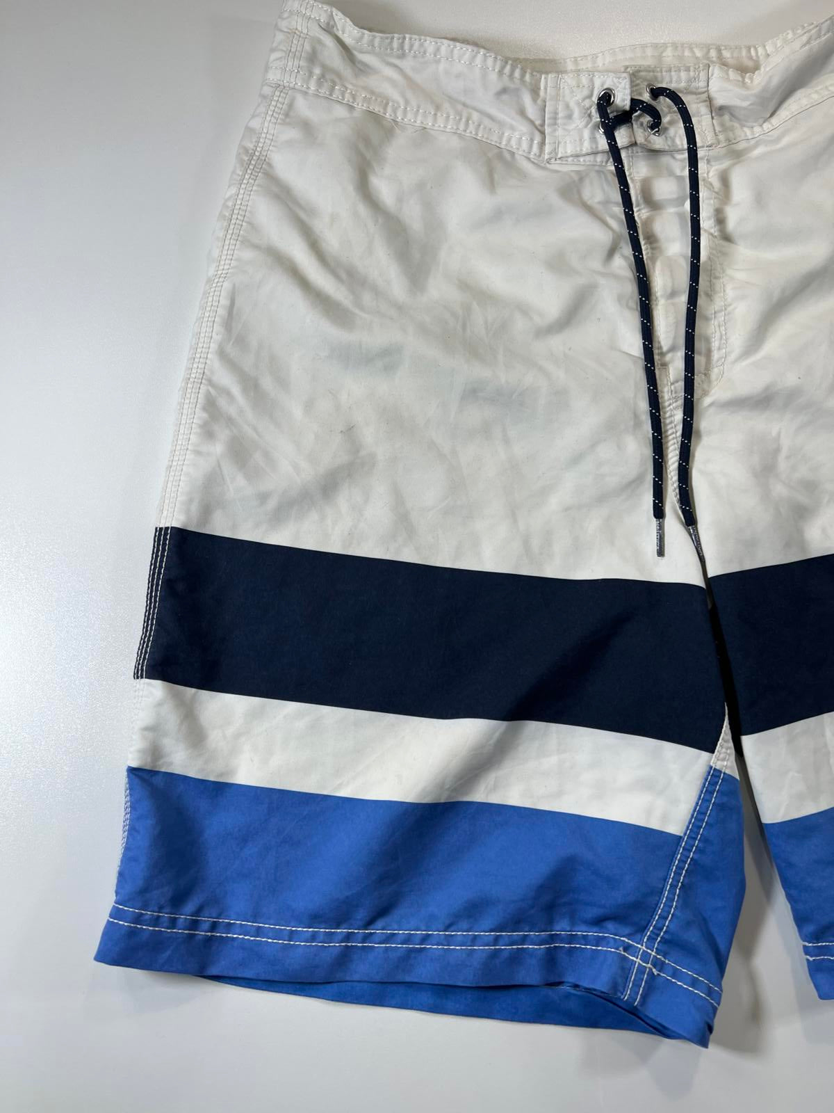 Nautica Men's Swim Shorts with Colour Block Design M