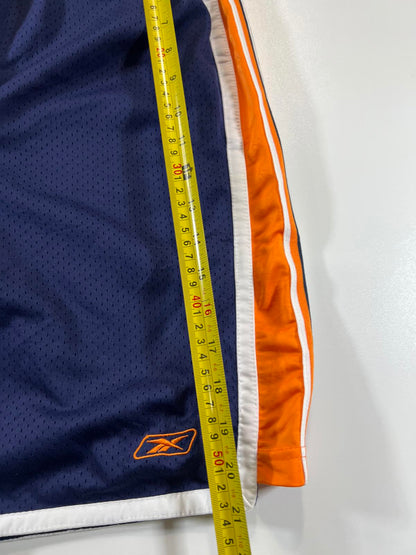 Reebok Men's Athletic Mesh Shorts with Orange and White L