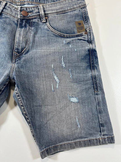 G-Star RAW Distressed Denim Shorts 32