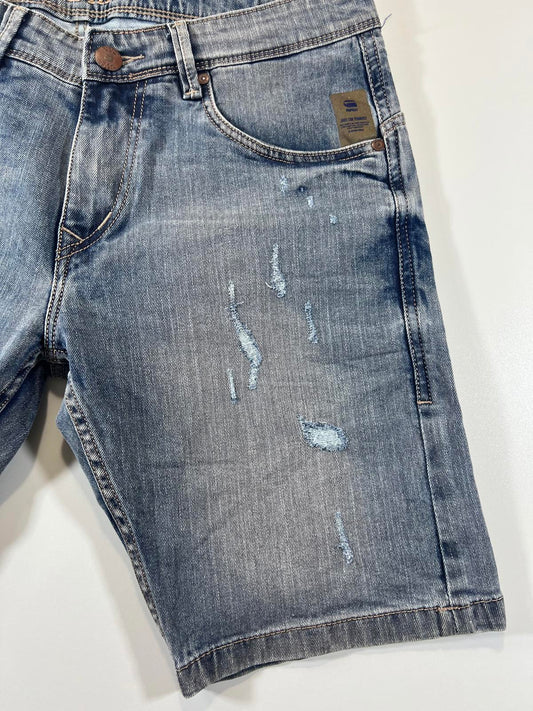 G-Star RAW Distressed Denim Shorts 32