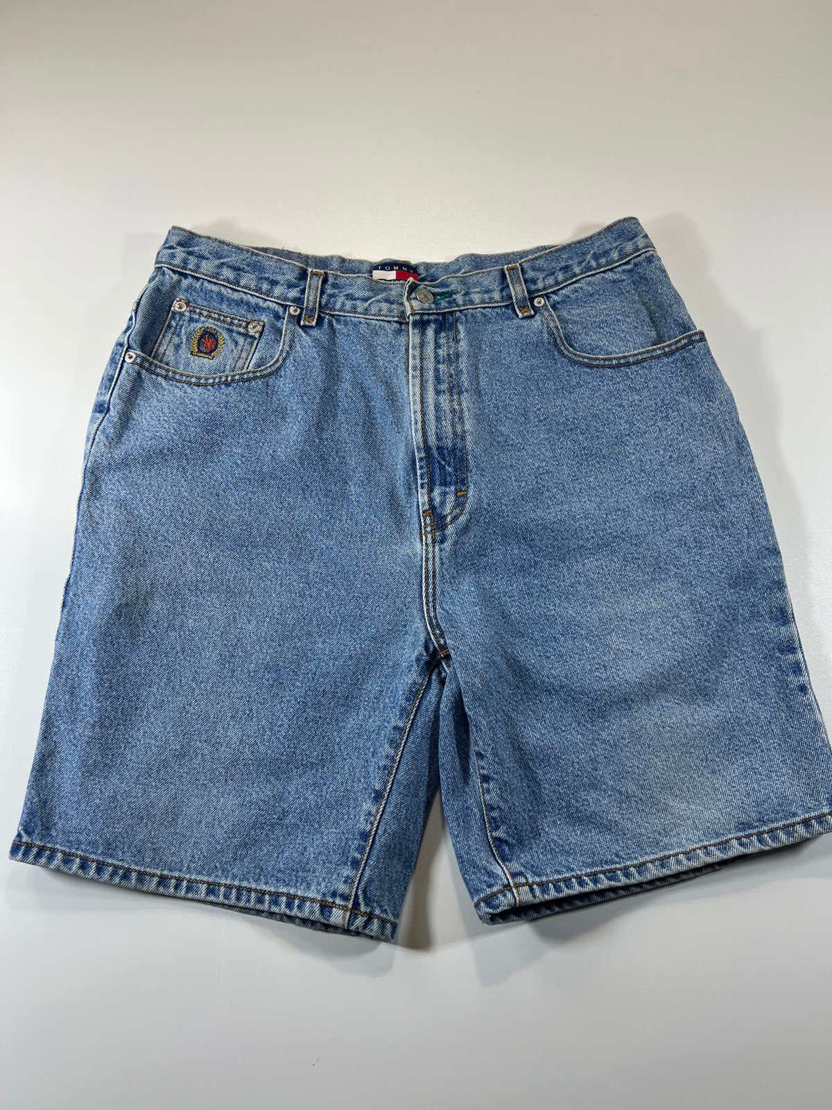 Tommy Hilfiger Vintage Light Blue Denim Shorts