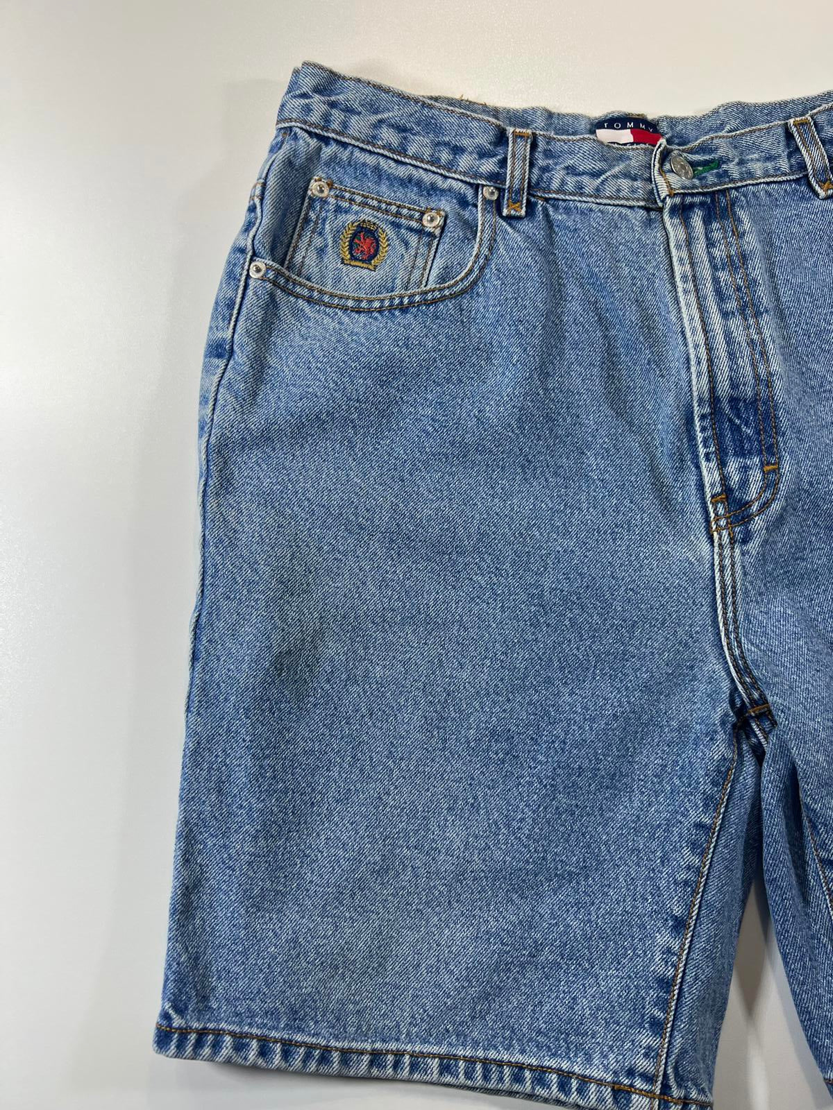Tommy Hilfiger Vintage Light Blue Denim Shorts