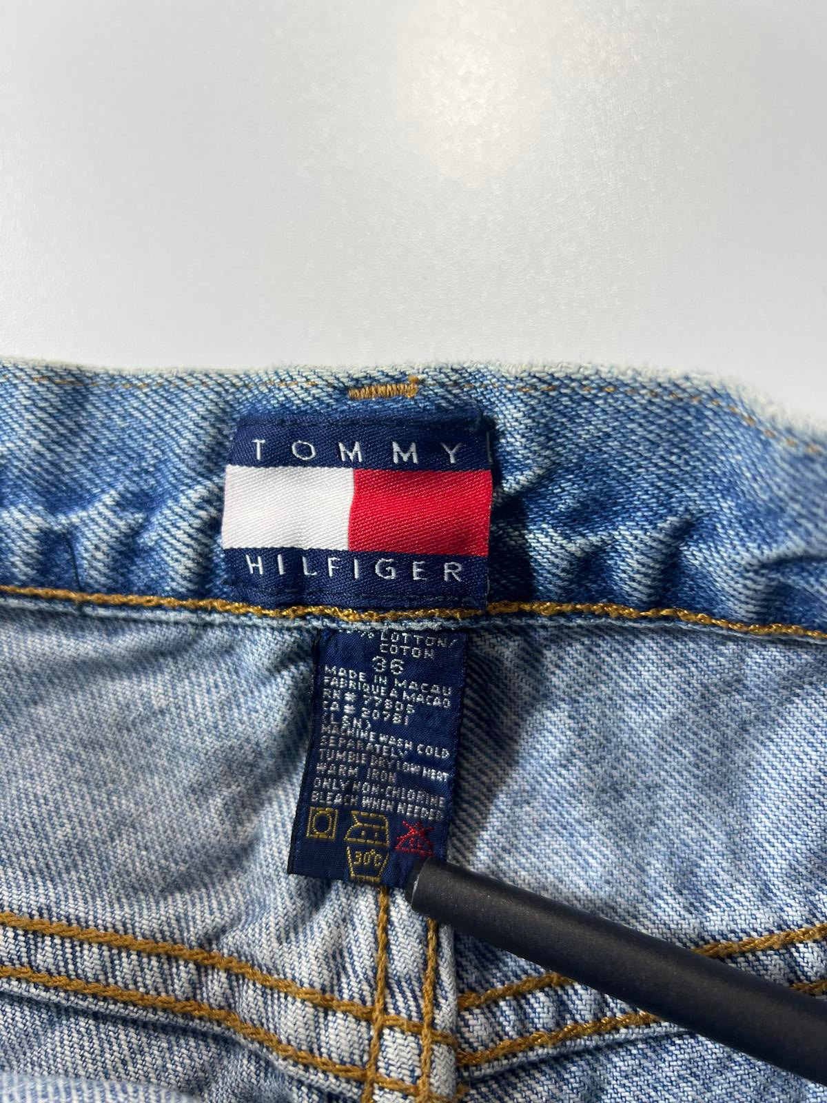 Tommy Hilfiger Vintage Light Blue Denim Shorts