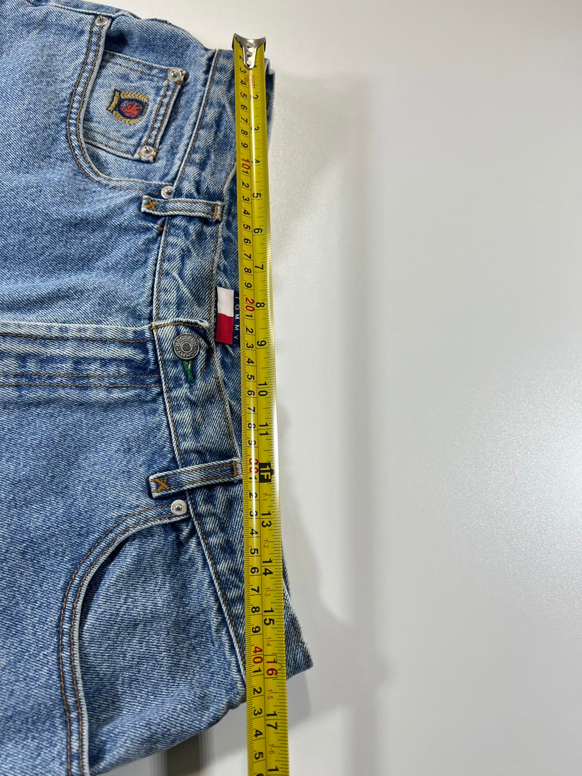 Tommy Hilfiger Vintage Light Blue Denim Shorts