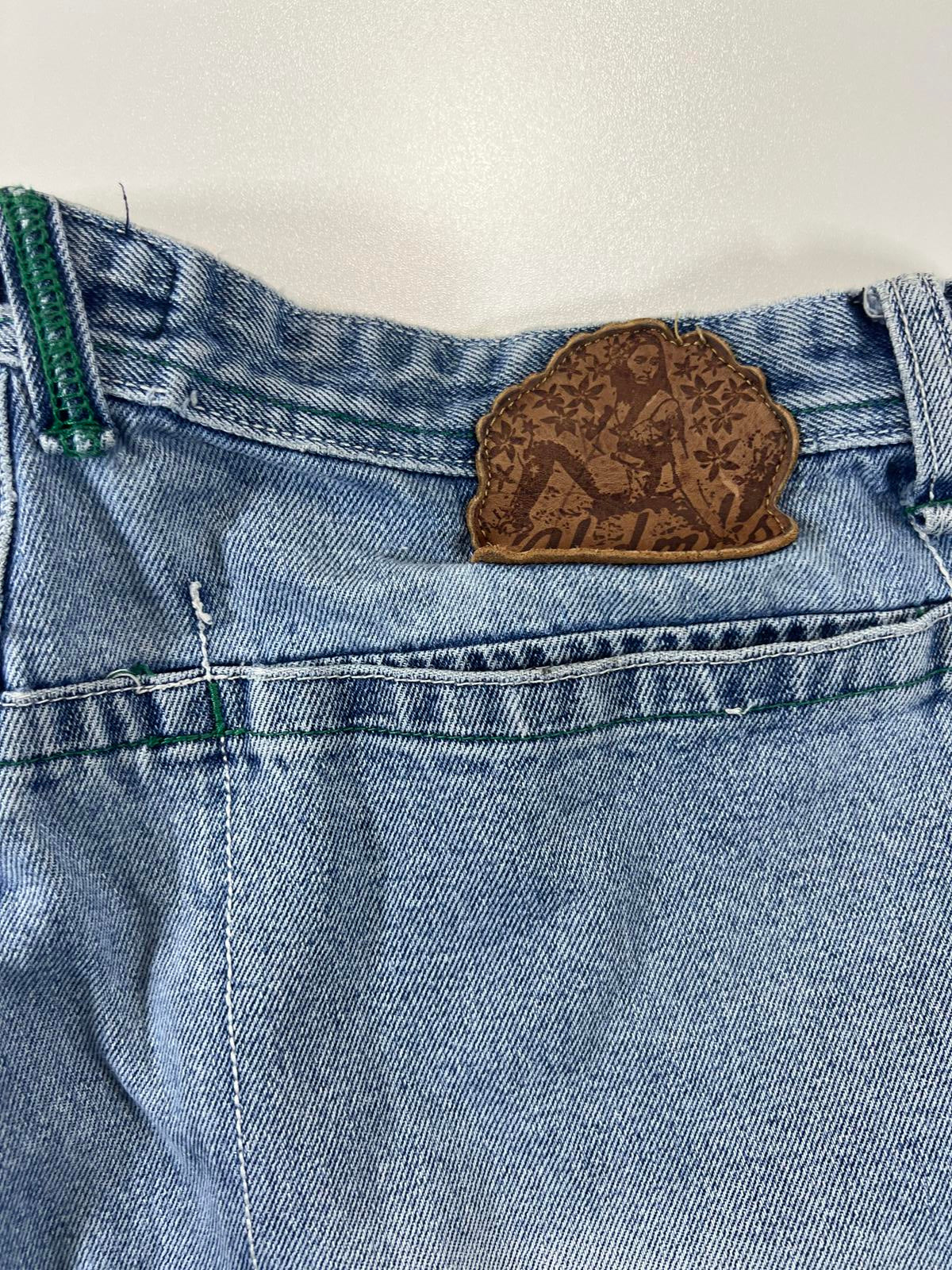 Akademiks Patchwork Denim Shorts 36