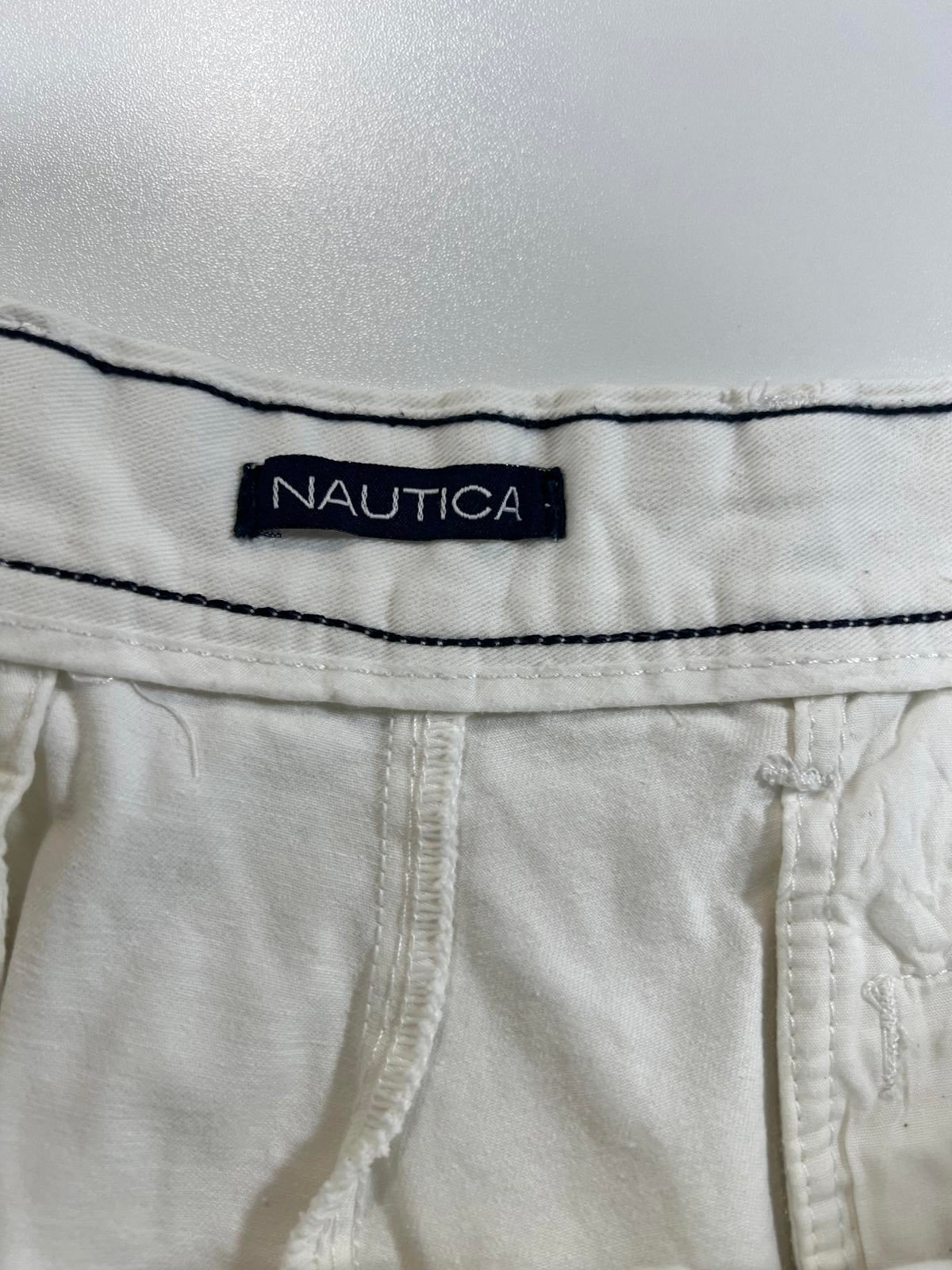 Nautica Men's white White Casual Shorts 44