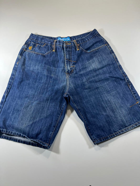 Vintage Men's Rocawear Blue Denim Shorts Size 34