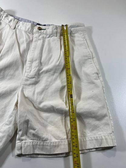 Vintage Tommy Hilfiger Classic White Pleated Shorts 33