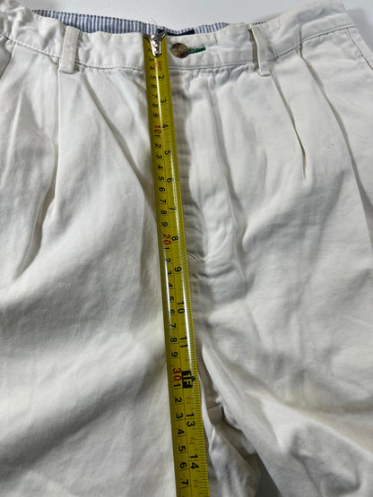 Vintage Tommy Hilfiger Classic White Pleated Shorts 33