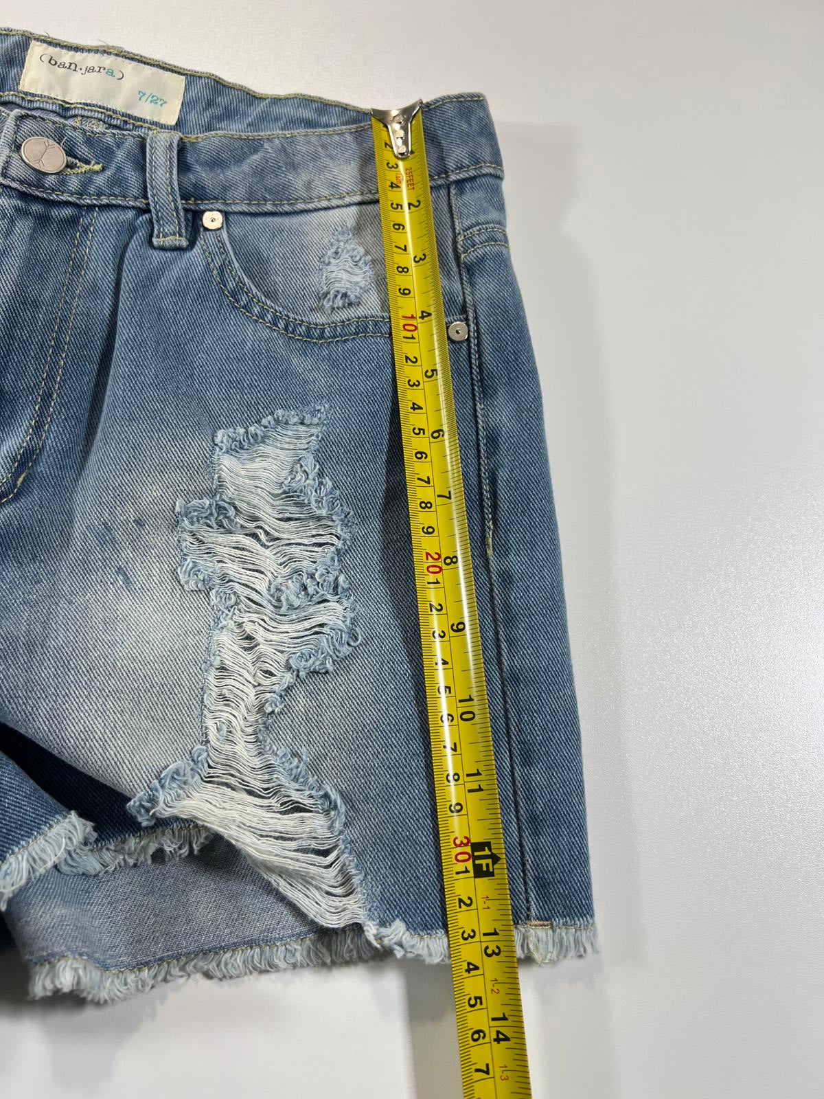 Cherokee Distressed Denim Shorts 7