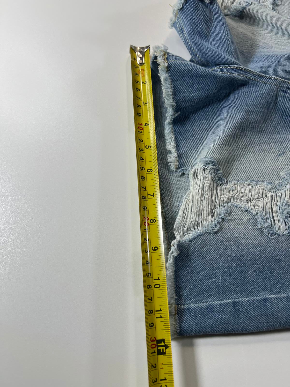 Cherokee Distressed Denim Shorts 7