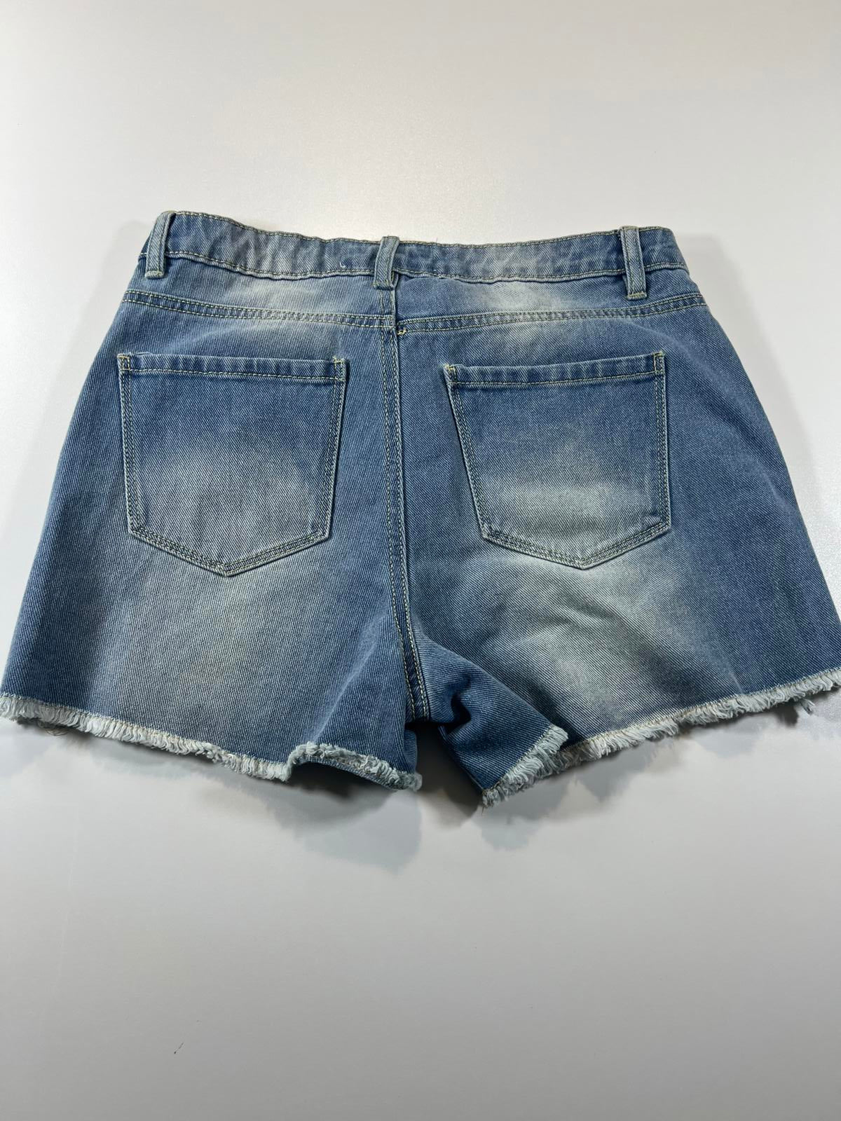Cherokee Distressed Denim Shorts 7