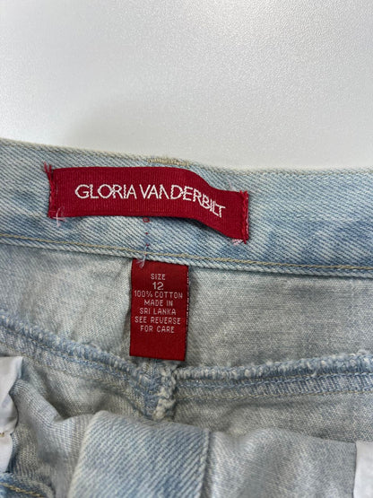 Vintage Gloria Vanderbilt Light Blue Denim Skirt
