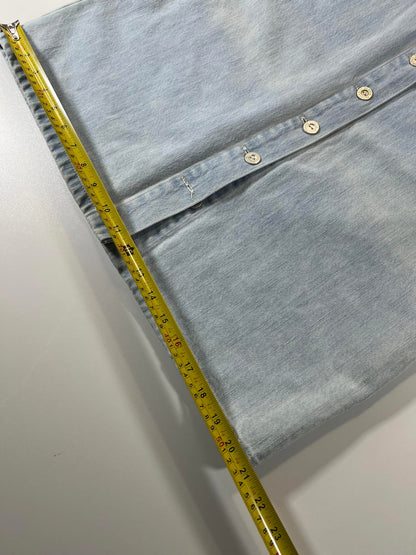 Vintage Gloria Vanderbilt Light Blue Denim Skirt