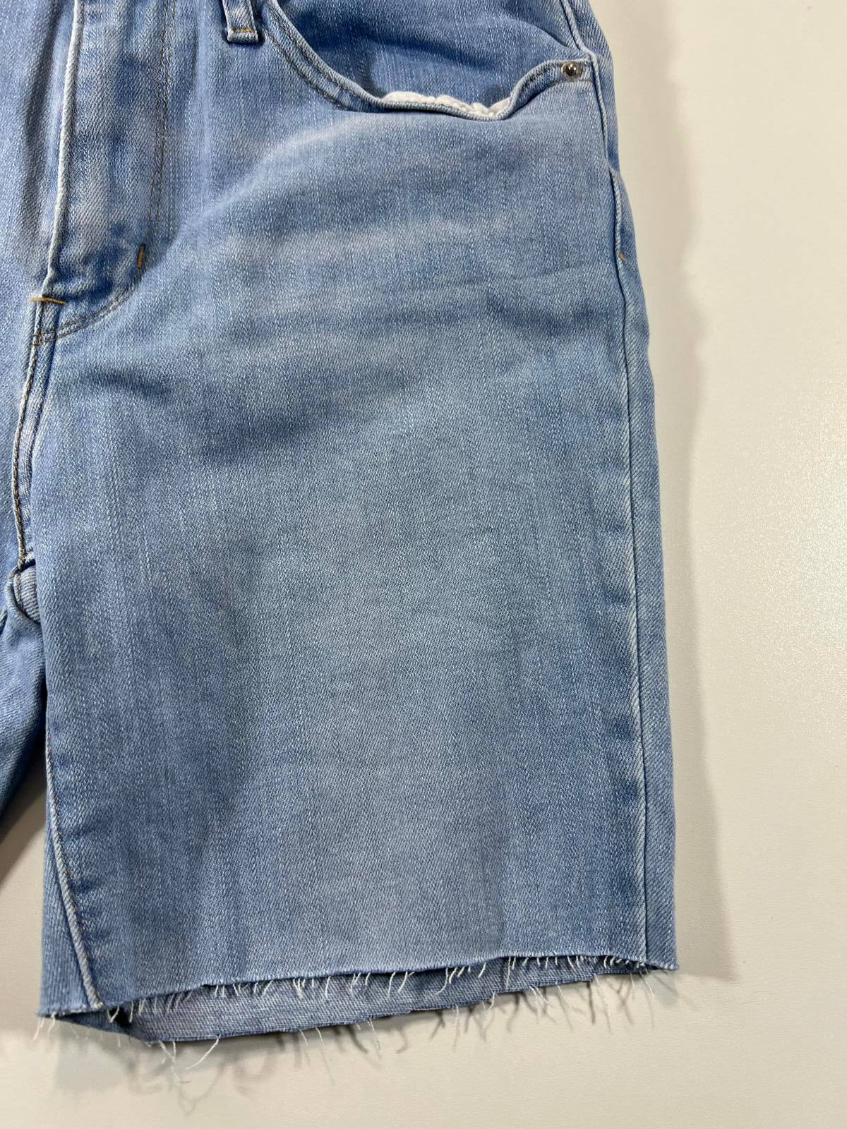 Levi's 721 Light Blue Denim Cutoff Shorts 27