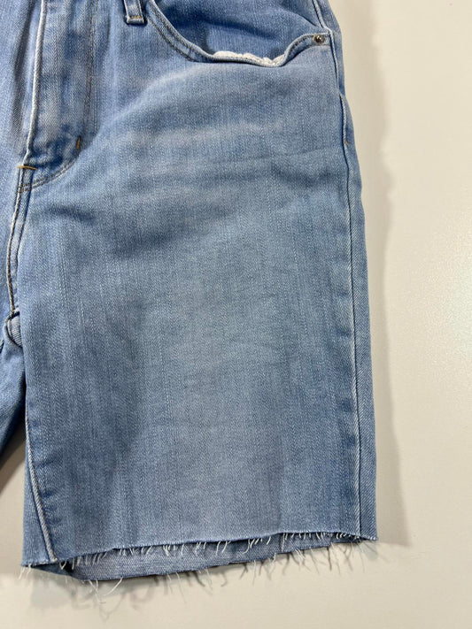 Levi's 721 Light Blue Denim Cutoff Shorts 27