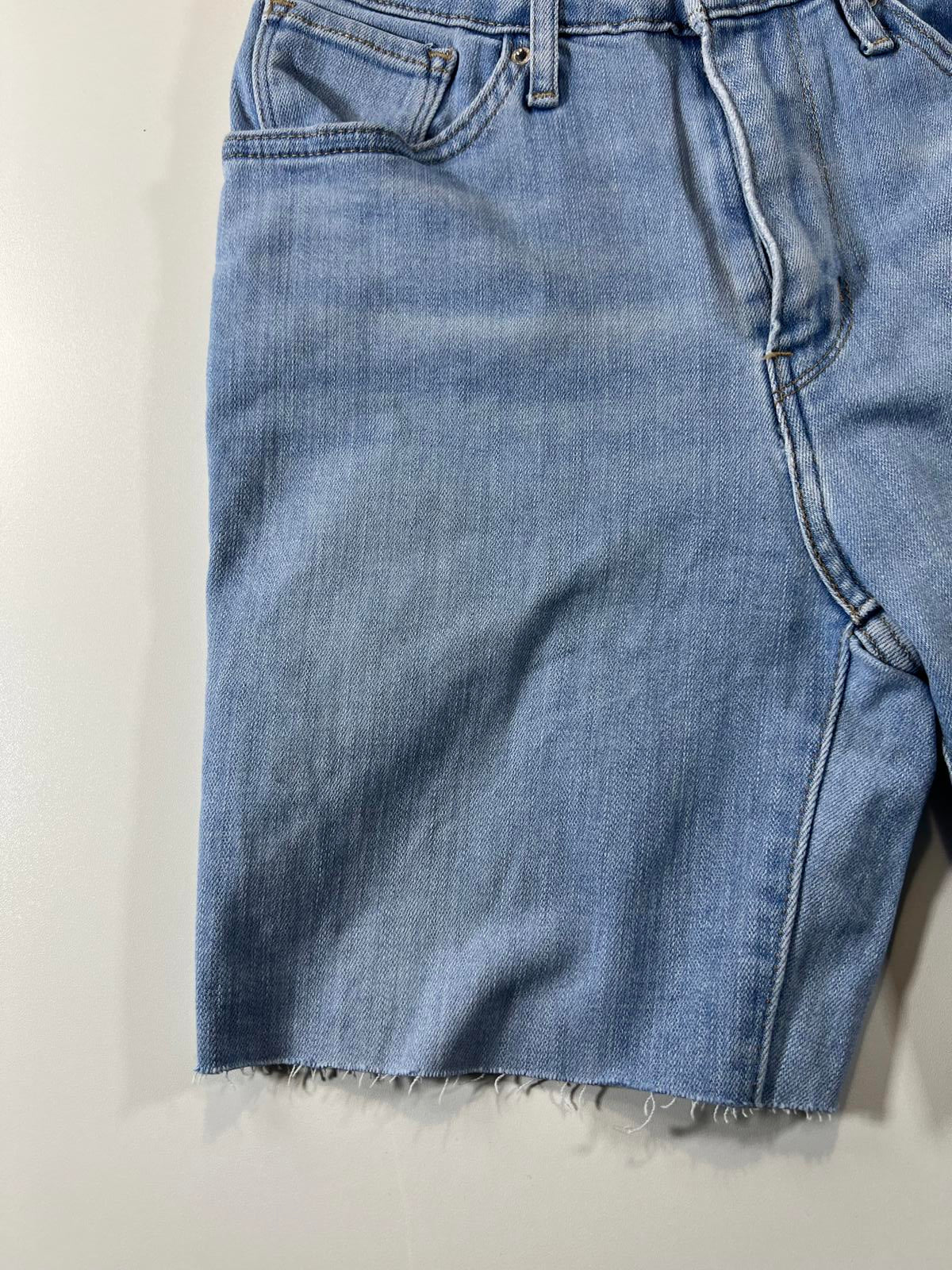 Levi's 721 Light Blue Denim Cutoff Shorts 27
