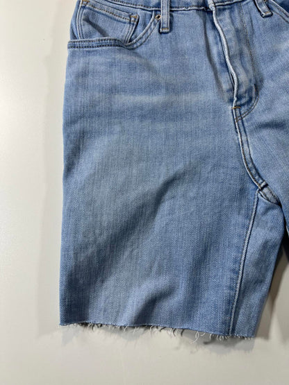Levi's 721 Light Blue Denim Cutoff Shorts 27