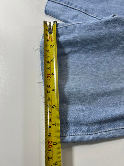 Levi's 721 Light Blue Denim Cutoff Shorts 27