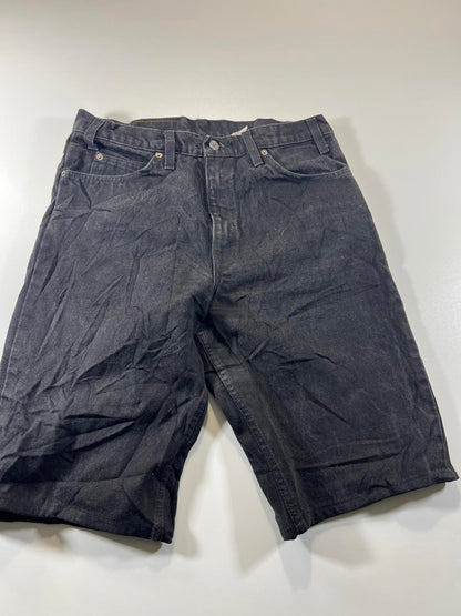 Vintage Levi’s 550 Black Denim Shorts 34
