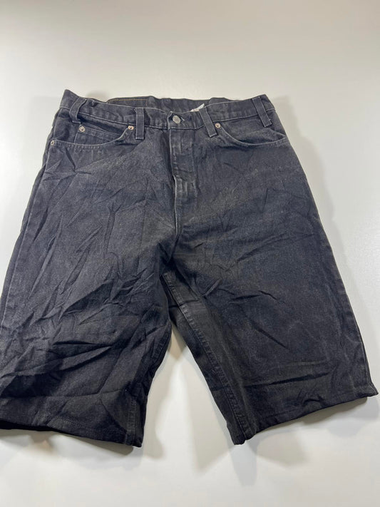 Vintage Levi’s 550 Black Denim Shorts 34