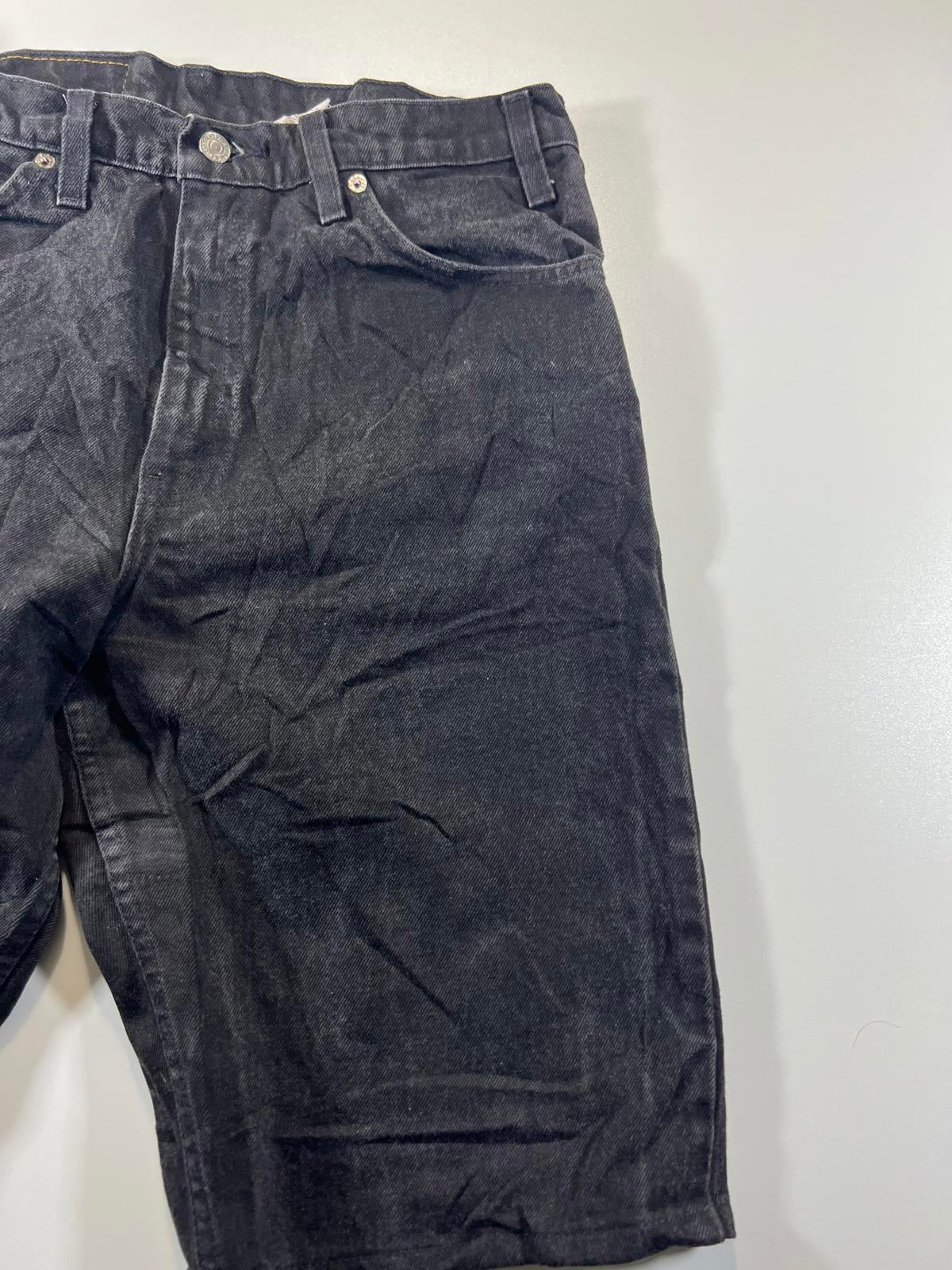 Vintage Levi’s 550 Black Denim Shorts 34