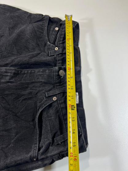 Vintage Levi’s 550 Black Denim Shorts 34