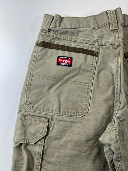 Vintage Wrangler Beige Cargo Shorts 32
